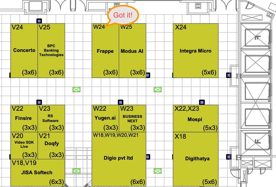 Booth Secured!
