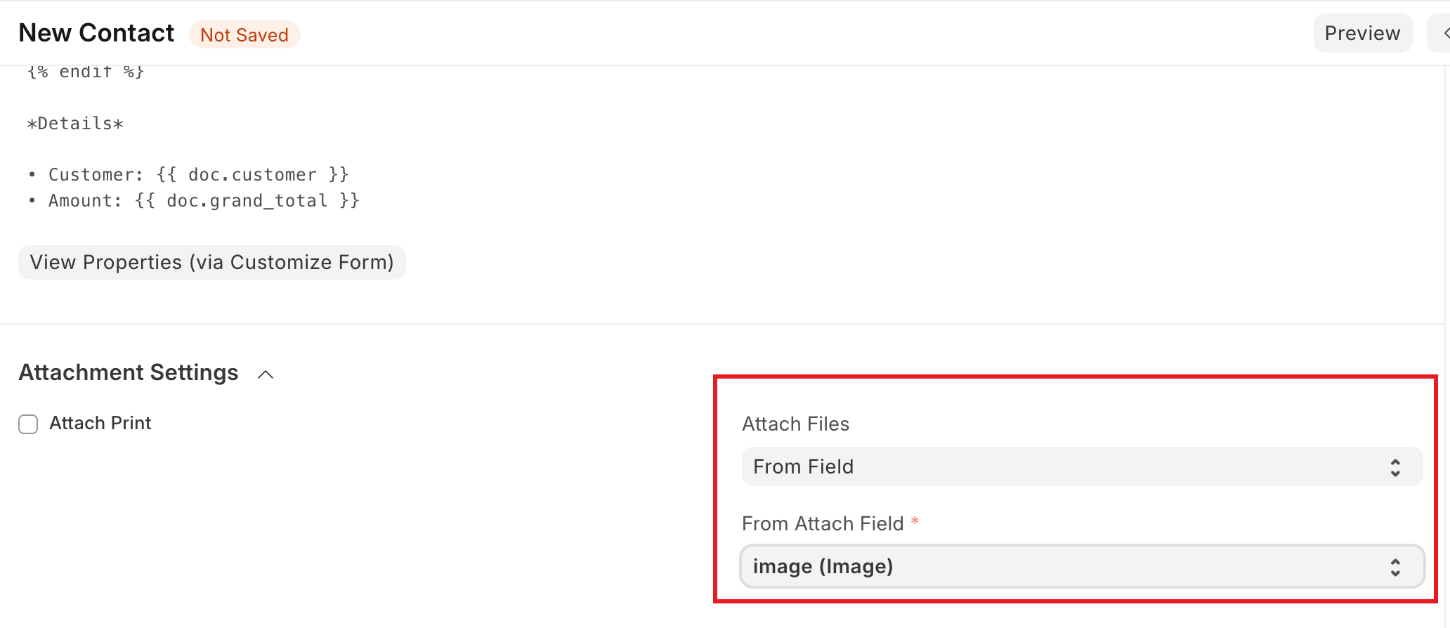 Attach File Notification Product Updates for November 2025 | Frappe Blog
