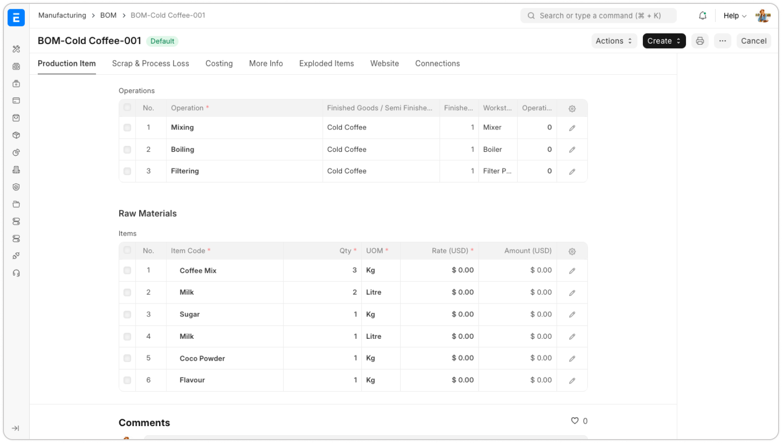 Open Source ERP Software for Food Manufacturing | ERPNext