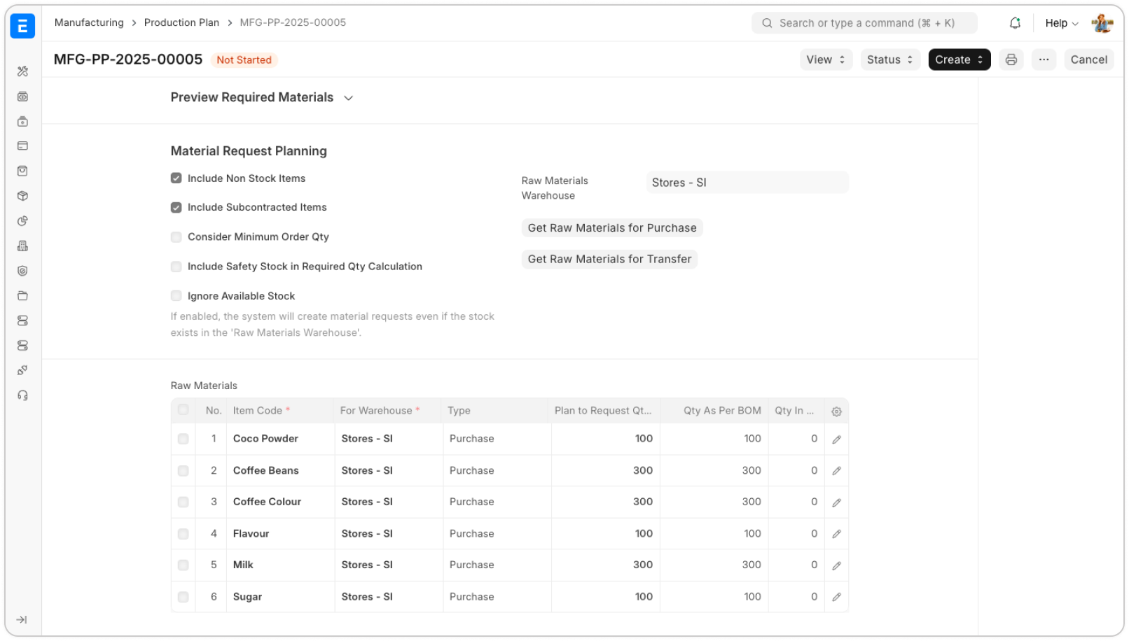Open Source ERP Software for Food Manufacturing | ERPNext