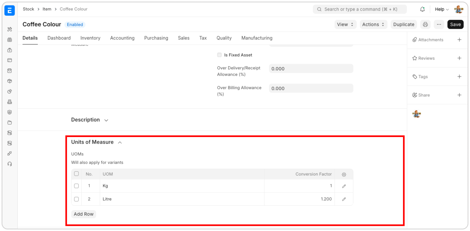 Open Source ERP Software for Food Manufacturing | ERPNext