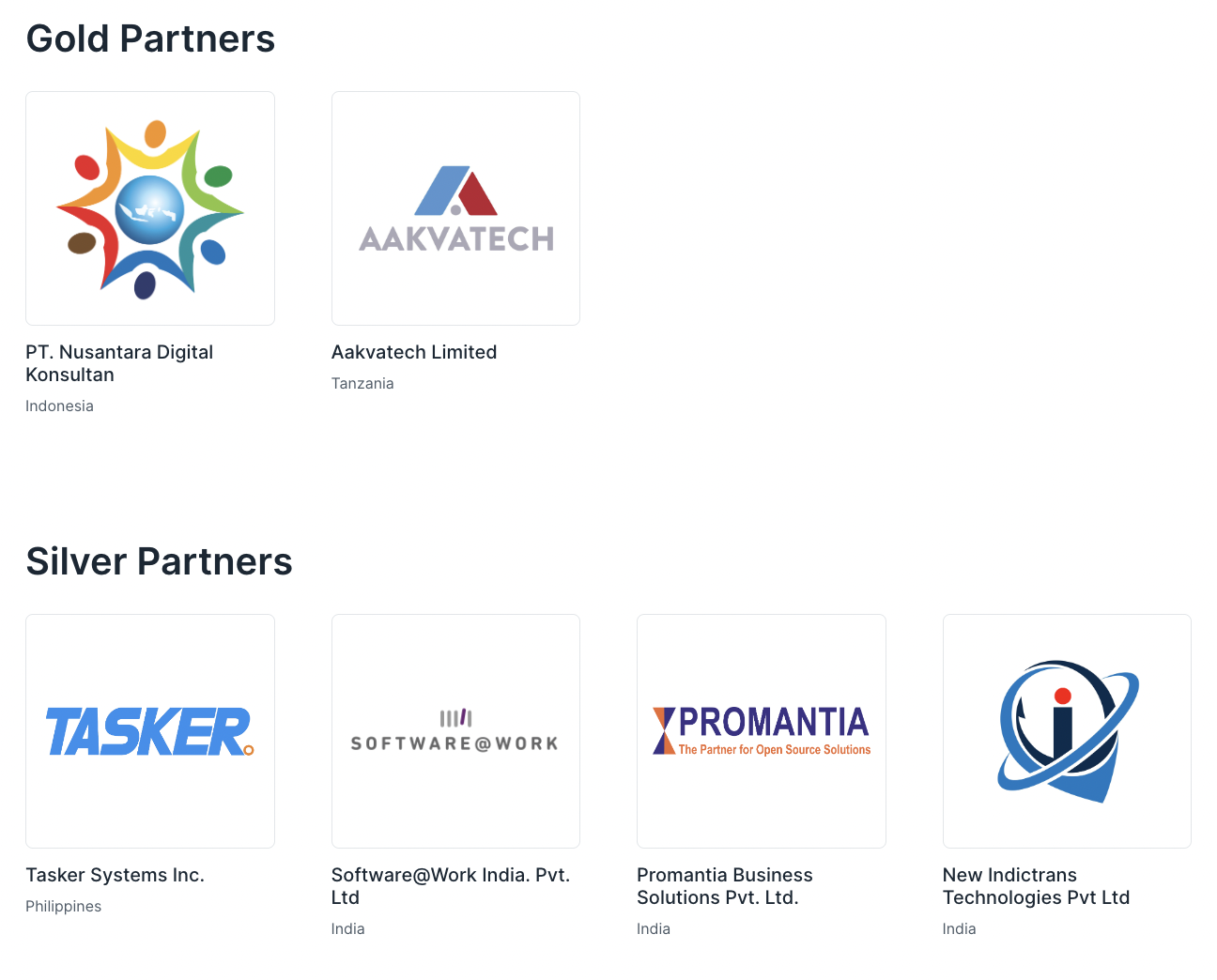 Partners Listing