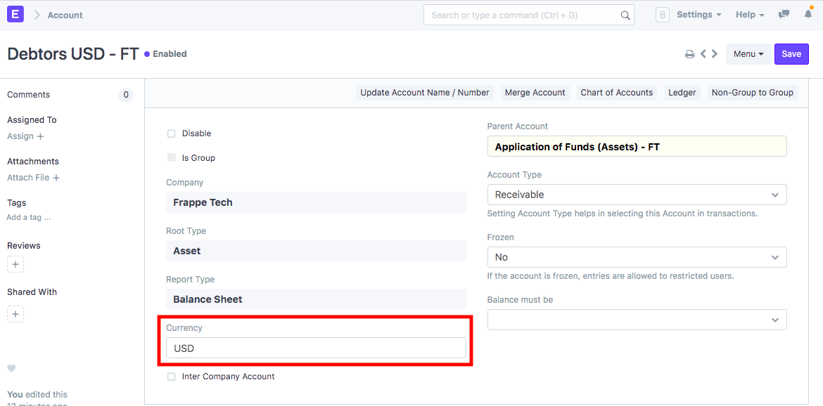 Ledger Currency