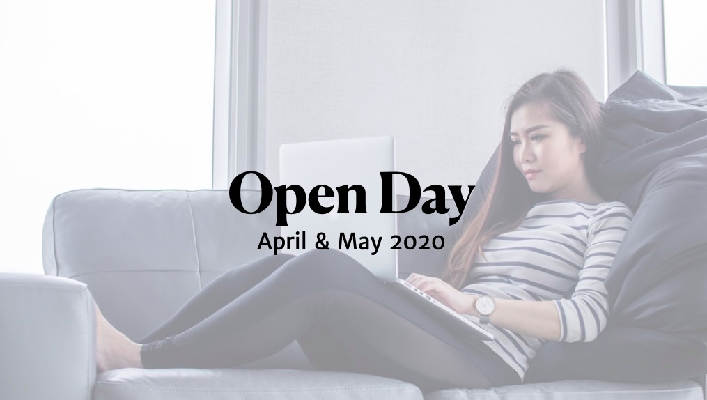 Open Day April and May 2020 - Getting Used To Working Remotely - Cover Image