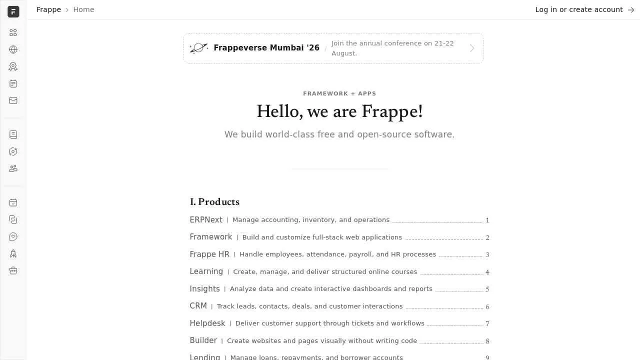 frappe.io logo