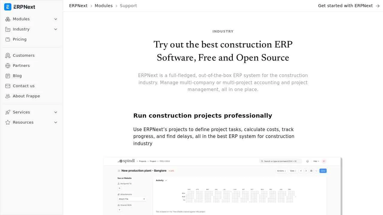 Best ERP Software for Construction Industry
